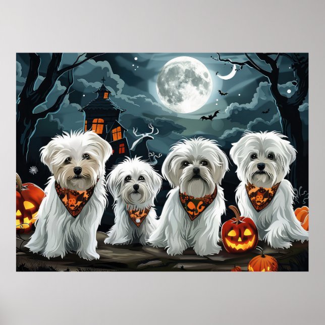 Malteser Halloween Spooky Poster (Vorne)