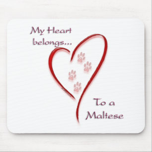 Malteser Herzbelongs Mousepad