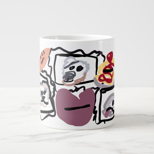 Malteser Herzen  Jumbo-Tasse (Vorderseite)