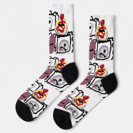 Malteser Herzen  Socken