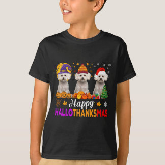 Malteser Hund Halloween Weihnachtsknöchel 1 T-Shirt