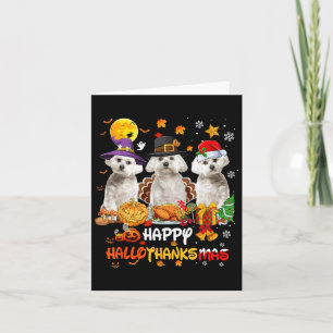 Malteser Hund Happy Halloween Erntedank Merry Chr Karte