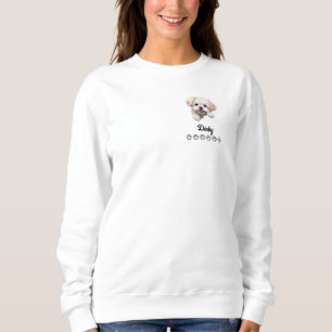 Malteser Hund Sweatshirt