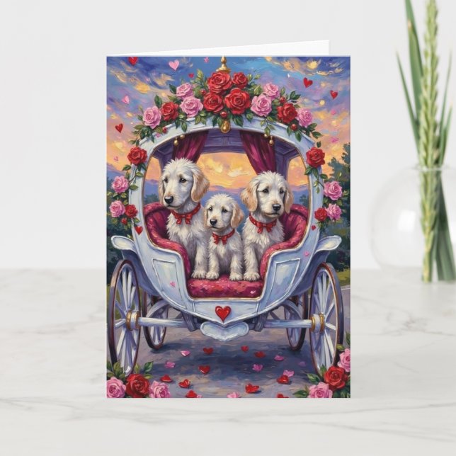 Malteser Hund Valentinstag  Karte (Vorderseite)