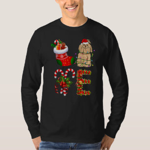 Malteser Hund Weihnachtshundetier T-Shirt