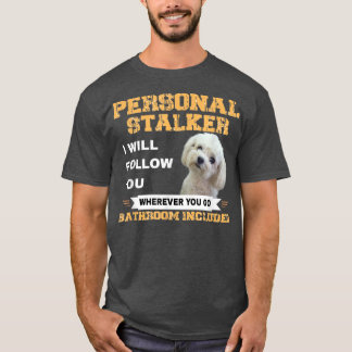 Malteser Hundebesitzer Follower Funny Quote Welpe  T-Shirt