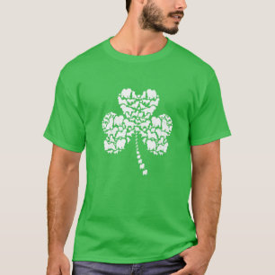Malteser-Hundefreund St. Patrick's Day-Welpenkostü T-Shirt