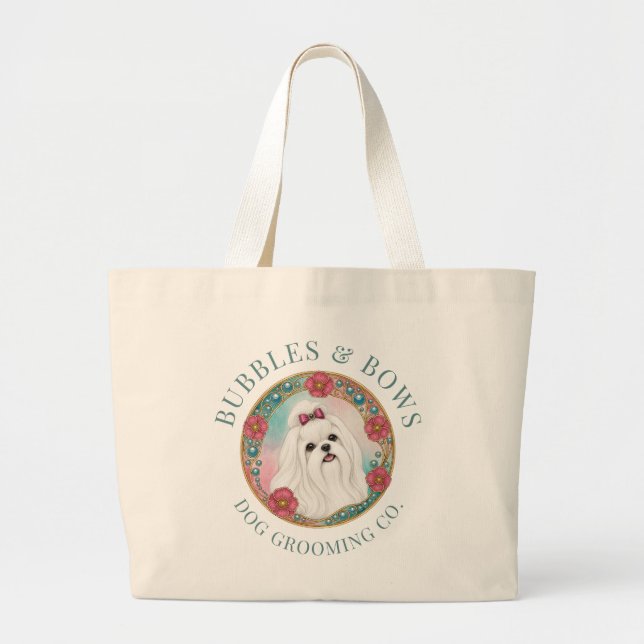 Malteser-Hundetrainingstasche Kit-Tasche Jumbo Stoffbeutel (Vorne)