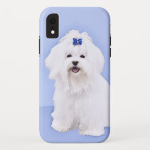 Malteser Malerei - Süße originale Hundekunst Case-Mate iPhone Hülle