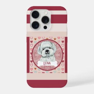 Malteser + Name Valentine Heart iPhone 11 Pro Hüll iPhone 15 Pro Hülle