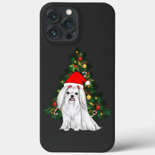 Malteser Weihnachten, maltesischer Hund mit Weihna Case-Mate iPhone Hülle