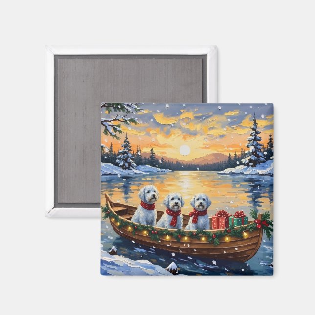 Malteser-Weihnachtsboot-Feiertag Magnet (Vorderseite/Rückseite)
