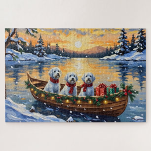 Malteser-Weihnachtsboot-Feiertag Puzzle