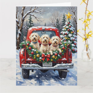 Malteser-Weihnachtsroter-LKW-Feiertag Karte