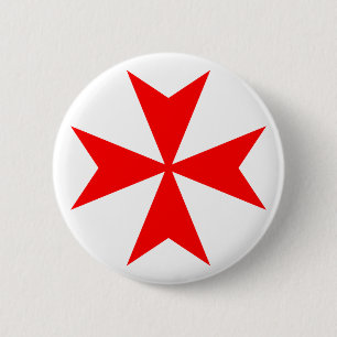 Malteserkreuz Button