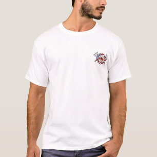 Malteserkreuz-/des Feuerwehrmanns Gebets-T - Shirt