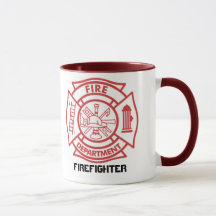 Malteserkreuz/Feuerwehrmann - Tasse