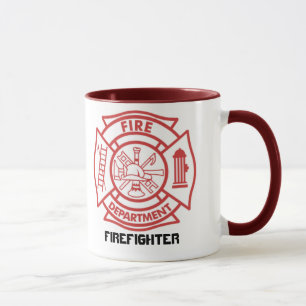 Malteserkreuz/Feuerwehrmann - Tasse