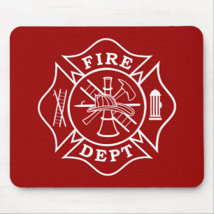 Malteserkreuz Mousepad Feuer-Abteilung