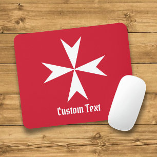 Malteserkreuz-Symbol Mousepad