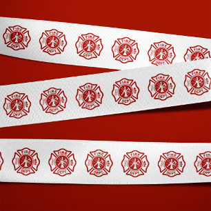 Malteserkreuz-Symbol-Muster Satinband