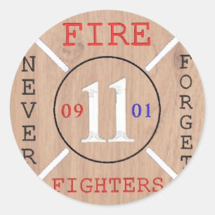 Malteserkreuz - Vergessen Sie nie Runder Aufkleber