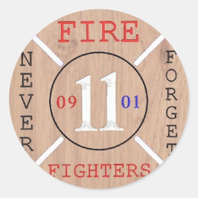 Malteserkreuz - Vergessen Sie nie Runder Aufkleber (Vorderseite)