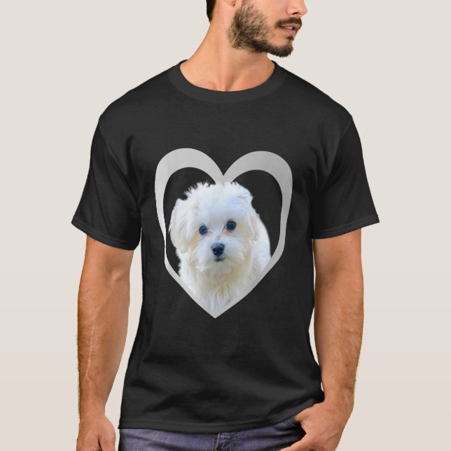 Malteses Maltese Dog Maltese Men Women Girls Kids  T-Shirt (Vorderseite)