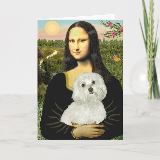 Maltesisch 11 - Mona Lisa Karte (Vorderseite)