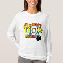 Maltesisch_Agility Geschenke T-Shirt
