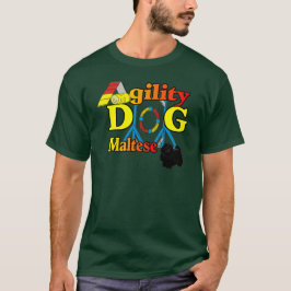 Maltesisch_Agility Geschenke T-Shirt