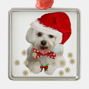 Maltesisch Frohe Weihnachtspenden Silbernes Ornament