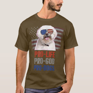 Maltesisch Pro Life Pro God Pro Hunde T - Shirt
