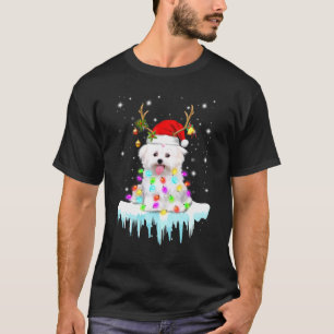 Maltesisch Reiner Weihnachtsmannmütze Christmas Li T-Shirt