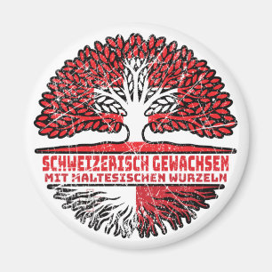 Maltesisch Schweizer Schweiz Baum Wurzel Magnet