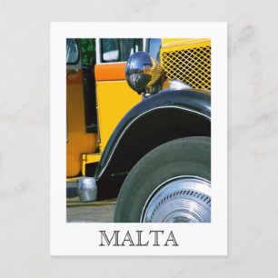 Maltesische Bus-Postkarte Postkarte