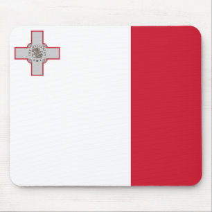 maltesische Flagge Mousepad