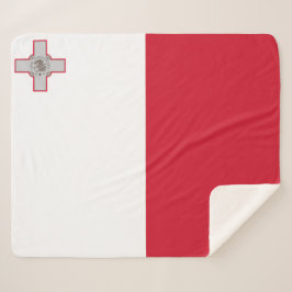 maltesische Flagge Sherpadecke
