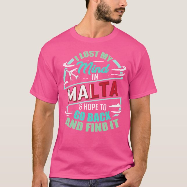 maltesische Flagge T-Shirt (Vorderseite)