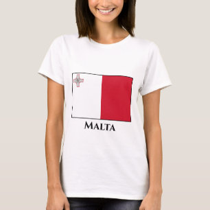 maltesische Flagge T-Shirt