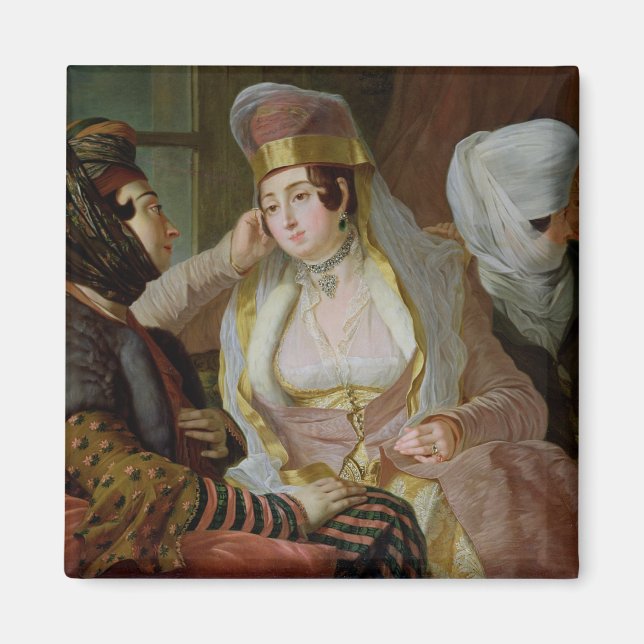 Maltesische Frauen Magnet (Vorne)