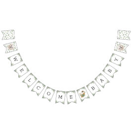 Maltesische Greenery Baby Shower Puppy Bunting Fla Wimpelkette