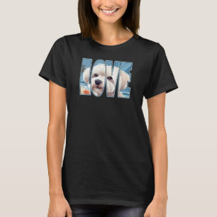 Maltesische Hunde-Liebe T-Shirt