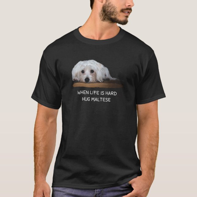 Maltesische Hundeliebhaber-T - T-Shirt (Vorderseite)