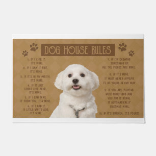 Maltesische Hundeordnung, wenn sie kaputt ist, dan Fußmatte