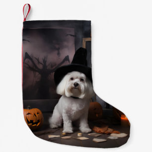 Maltesische Kürbisse Halloween Gruselig Kleiner Weihnachtsstrumpf