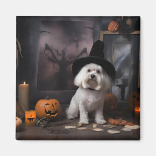 Maltesische Kürbisse Halloween Gruselig Magnet
