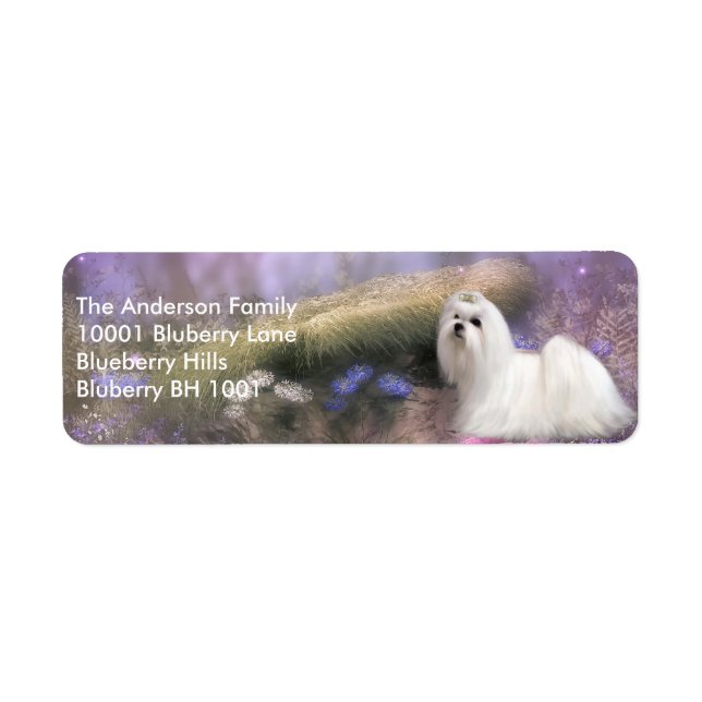 Maltesische Label-Rücksendeadresse (Vorne)