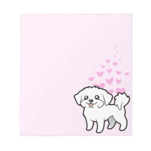Maltesische Liebe (Welpe geschnitten) Notizblock