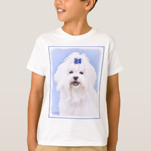 Maltesische Malerei - Niedliche Originalkunst des T-Shirt